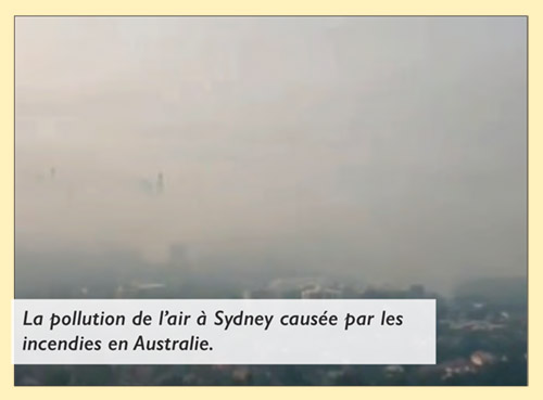 Pollution de l'air a Sydney